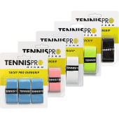 3 OVERGRIPS TENNISPRO TACKY PRO
