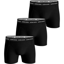 PACK OF 3 BJORN BORG SPORTS STRETCH COTTON BOXERS