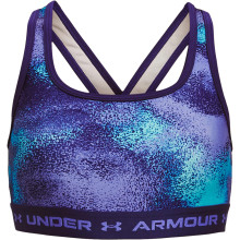 JUNIOR UNDER ARMOUR G CROSSBACK MID PRINTED SPORTS BRA