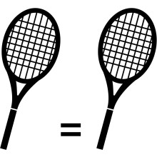 Matching 2 rackets