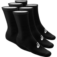 6 PAIRS OF ASICS TENNIS CREW SOCKS (MID)