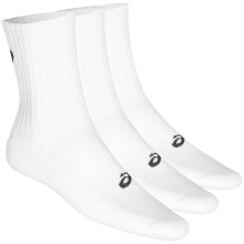 3 PAIRS OF ASICS TENNIS CREW SOCKS (MID)