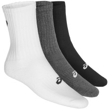 3 PAIRS OF ASICS TENNIS CREW SOCKS (MID)