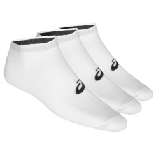 3 PAIRS OF ASICS PED SOCKS (LOW)