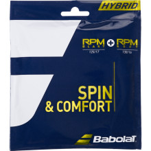CORDAGE BABOLAT HYBRIDE RPM BLAST (1.25MM) + RPM SOFT (1.30MM)