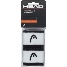 PAIR OF WRISTBANDS HEAD STRIPED 2.5"