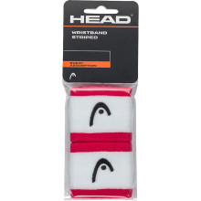 PAIR OF WRISTBANDS HEAD STRIPED 2.5"