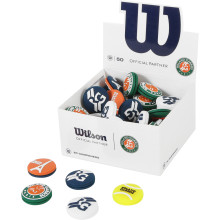 BOX OF 50 WILSON ROLAND GARROS VIBRA COLLECTION VIBRATION DAMPENERS