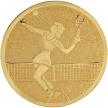 WOMEN'S TENNIS MEDALS (ALU - 25MM)