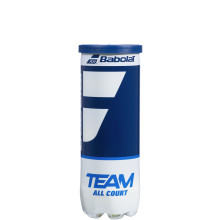 TUBE OF 3 BABOLAT TEAM ALL COURT BALLS