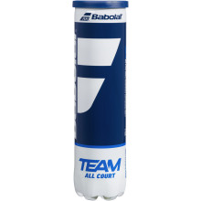 CAN OF 4 BABOLAT TEAM ALL COURT BALLS