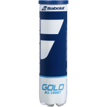 TUBE OF 4 BABOLAT GOLD ALL COURT BALLS