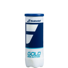 TUBE OF 3 BABOLAT GOLD HIGH ALTITUDE BALLS