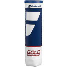 TUBE OF 4 BABOLAT GOLD CHAMPIONSHIP BALLS