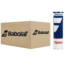 CASE OF 18 CANS OF 4 BABOLAT TEAM YELLOW BALLS