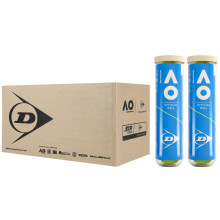 BOX OF 9 BIPACKS OF 4 DUNLOP AUSTRALIAN OPEN BALLS
