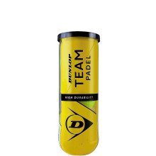 TUBE OF 3 DUNLOP TEAM PADEL BALLS