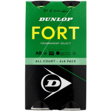 BIPACK OF 4 DUNLOP FORT TOURNAMENT SELECT BALLS