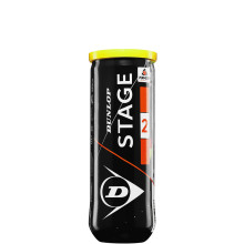 CAN OF 3 DUNLOP MINI TENNIS STAGE 2 BALLS
