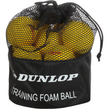 PACK OF 12 DUNLOP TRAINING FOAM BALLS