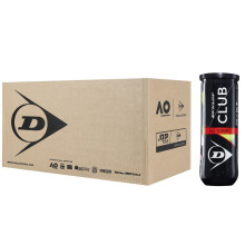 BOX OF 24 TUBES OF 3 DUNLOP CLUB ALL COURT BALLS