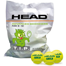 PACK OF 72 HEAD T.I.P GREEN BALLS