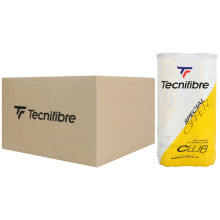 CASE OF 18 BIPACKS OF 4 TECNIFIBRE CLUB BALLS