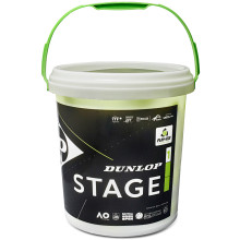 BUCKET OF 60 DUNLOP STAGE 1 GREEN BALLS