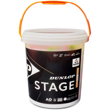 BUCKET OF 60 JUNIOR TENNIS STAGE 2 ORANGE BALLS 