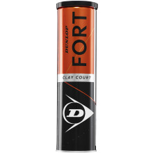 CAN OF 4 DUNLOP FORT CLAY COURT BALLS