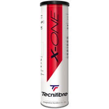 TUBE OF 4 TECNIFIBRE X ONE BALLS