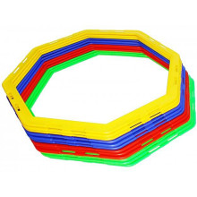 SET OF 12 RHYTHMIC OCTAGONS 45CM