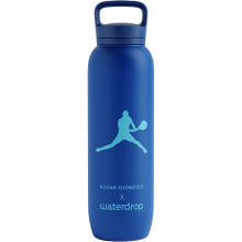DJOKOVIC STAINLESS STEEL WATERDROP FLASK 1L