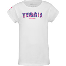 JUNIOR GIRLS BABOLAT EXERCISE COTTON T-SHIRT 