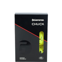 PACK OF 6 GAMMA CHUCK OUTDOOR PICKLEBALL BALLS