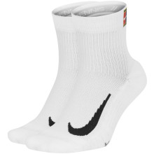 2 PAIRS OF NIKE COURT ANKLE SOCKS