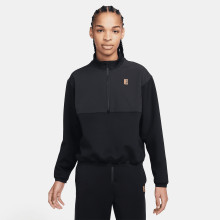 WOMEN'S NIKE COURT DRI FIT HERITAGE 1/2 ZIP SWEATER