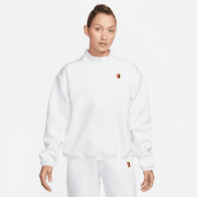 WOMEN'S NIKE COURT DRI FIT HERITAGE 1/2 ZIP SWEATER