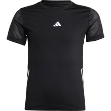 ADIDAS JUNIOR BOYS RUN 3 STRIPES T-SHIRT