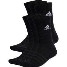 6 PAIRS OF ADIDAS CREW MID-HIGH SOCKS