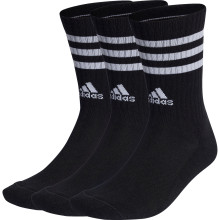 3 PAIRS OF ADIDAS 3-STRIPES CREW SOCKS