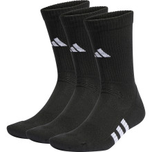 3 PAIRS OF ADIDAS CUSH CREW SOCKS