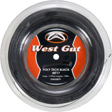 WEST GUT MT17 POLY TECH BLACK TENNIS SPOOL (SPOOL - 200M)