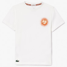 T-SHIRT LACOSTE JUNIOR ROLAND GARROS SPRAY LOGO
