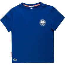 T-SHIRT LACOSTE JUNIOR ROLAND GARROS SPRAY LOGO