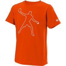 JUNIOR BOYS WILSON BELA TECH II PADEL T-SHIRT 