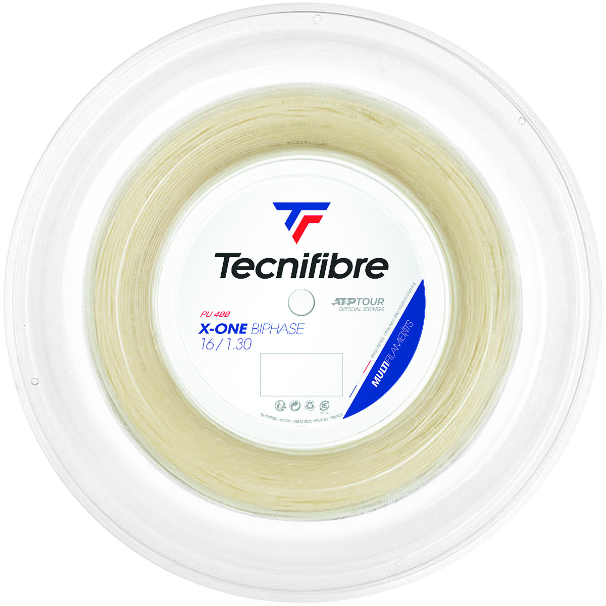 TECNIFIBRE X ONE BIPHASE (200 METERS) STRING REEL