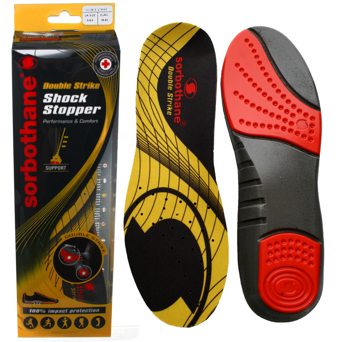 8 Sorbothane Double Strike Insoles 