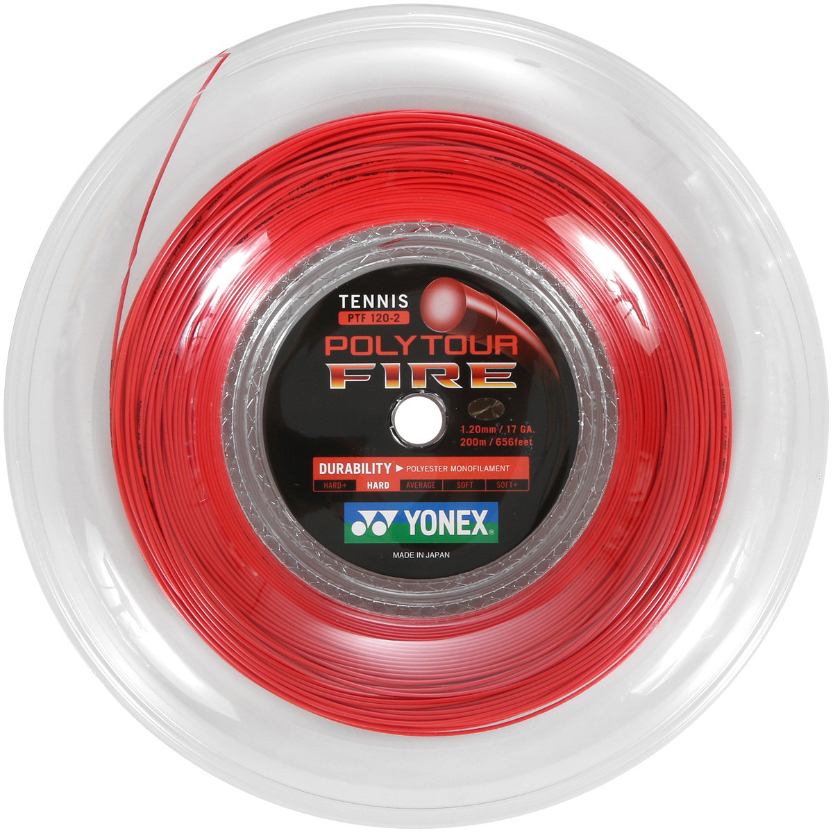 String de Raquette de Tennis en Polyester | 200m Strike Rond Robuste