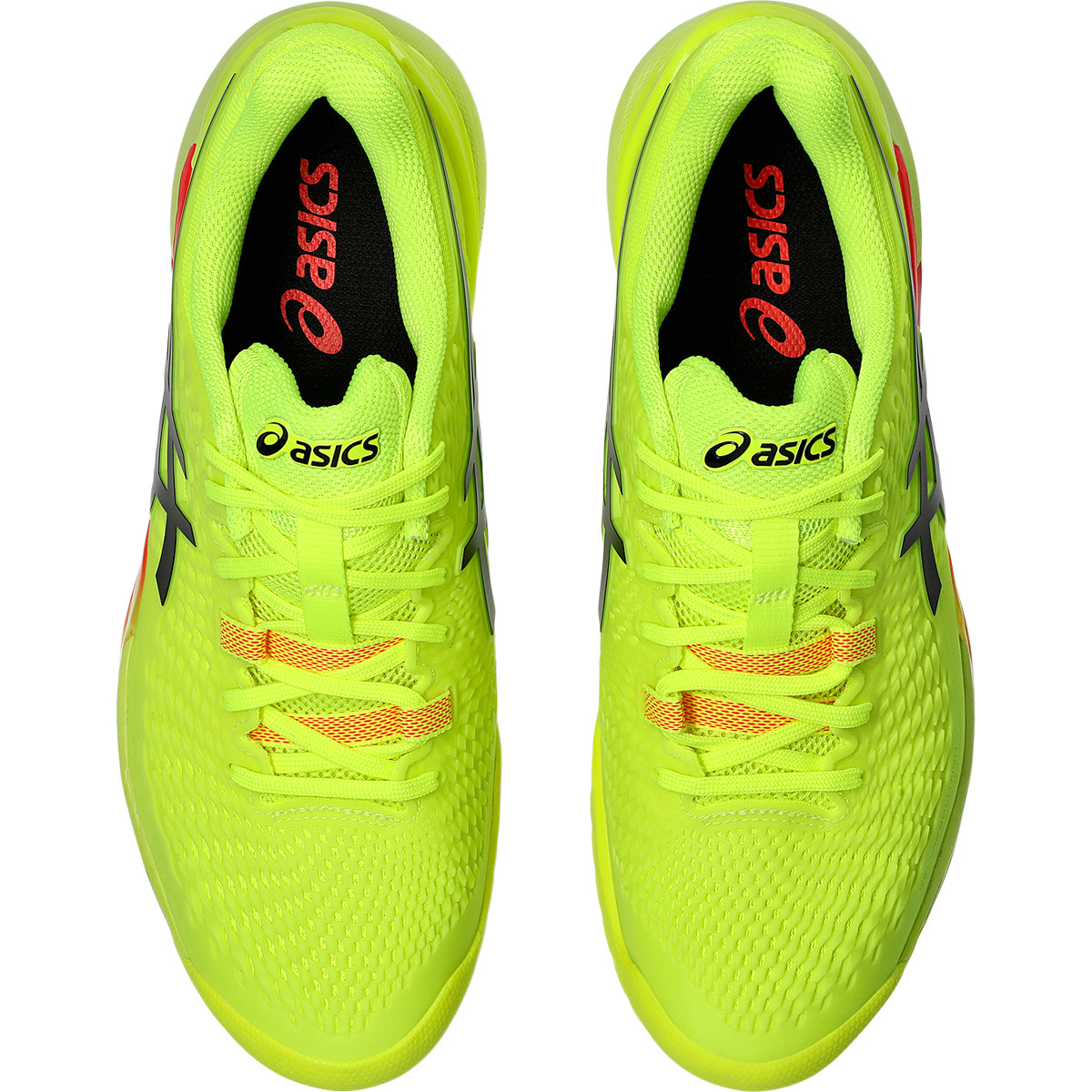 Neon yellow asics running shoes online